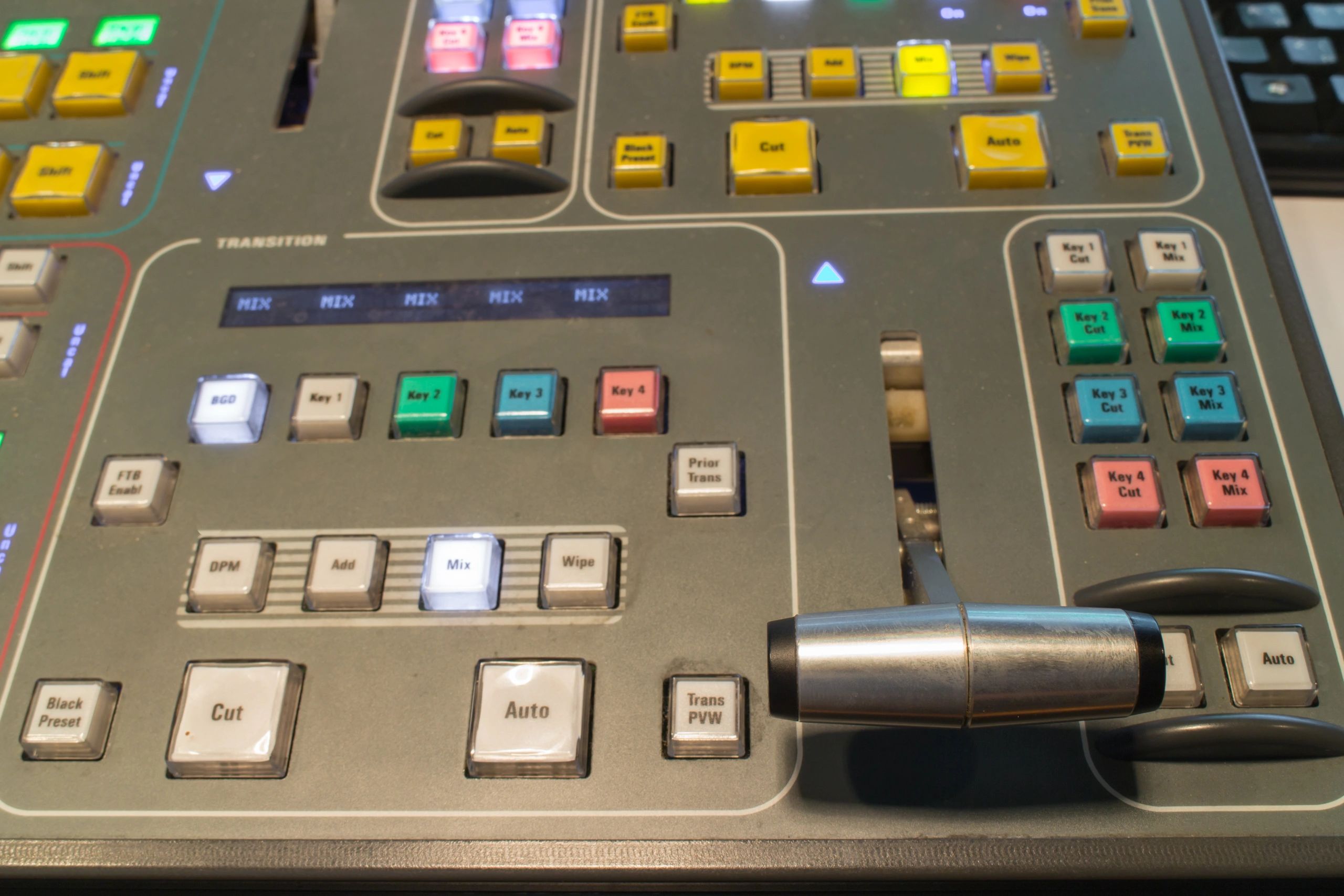 Audio production equipment representing streaming and playback support